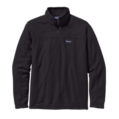 Patagonia Micro D Mens Fleece Pullover - Black - M