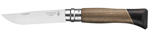 Opinel No. 8 Atelier Stainless Steel Walnut/Ebony Knife - 8.5cm