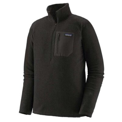 Patagonia R1 Air Zip Neck Mens Fleece - Black - XL