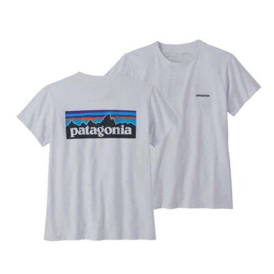 Patagonia P-6 Logo Responsibili-Tee Womens T-Shirt - White - XS