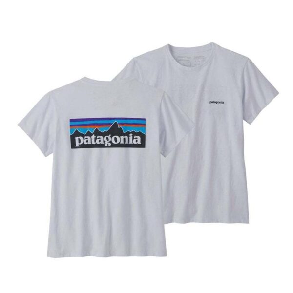 Patagonia P-6 Logo Responsibili-Tee Womens T-Shirt - White - XS