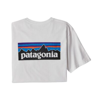 Patagonia P-6 Logo Responsibili-Tee Mens T-Shirt - White - M
