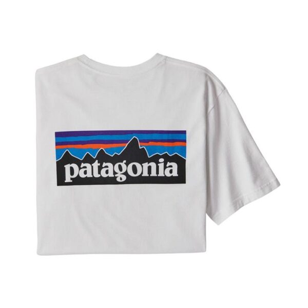 Patagonia P-6 Logo Responsibili-Tee Mens T-Shirt - White - M