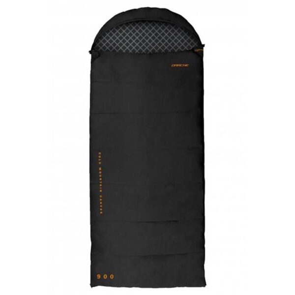 Darche Cold Mountain 900 Canvas Synthetic Sleeping Bag - Black