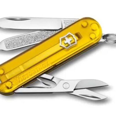 Victorinox Classic SD Transparent Pocket Knife - Tuscan Sun