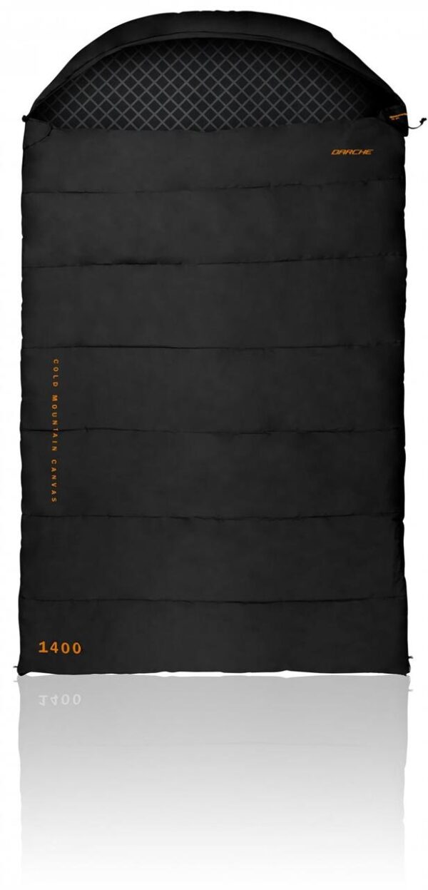 Darche Cold Mountain 1400 Canvas Synthetic Sleeping Bag - Jumbo
