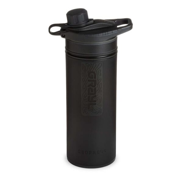 Grayl GeoPress Purifier Water Bottle - 710ml - Covert Black