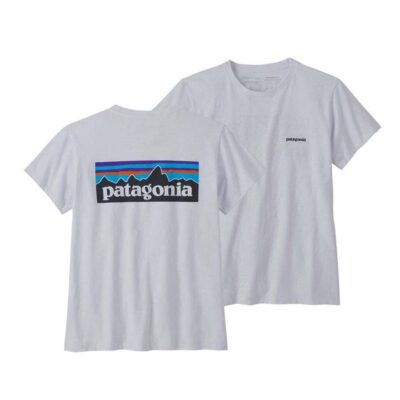 Patagonia P-6 Logo Responsibili-Tee Womens T-Shirt - White - M