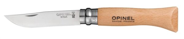 Opinel No. 6 Stainless Steel Beechwood Blister Pack - 6cm