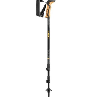 Leki Khumbu Lite Hiking Poles - Dark-Anthracite/Mango
