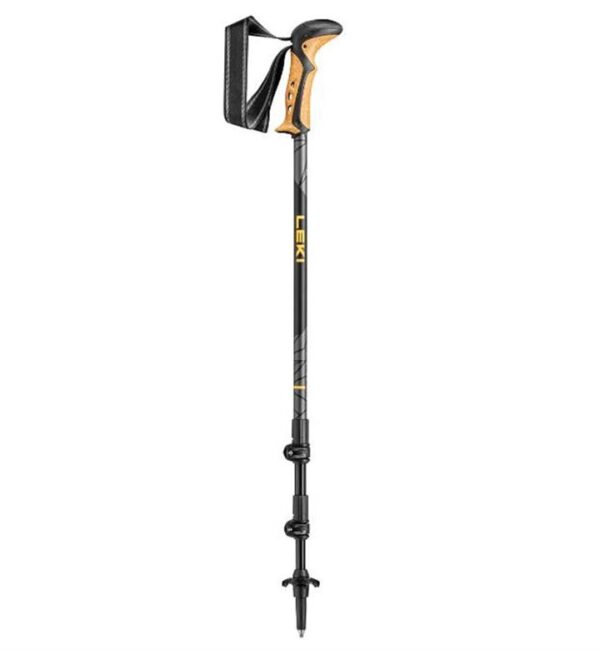 Leki Khumbu Lite Hiking Poles - Dark-Anthracite/Mango