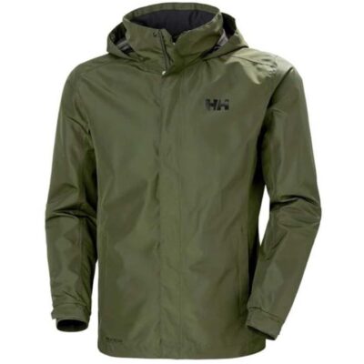 Helly Hansen Dubliner Mens Waterproof Jacket - Utility Green - L