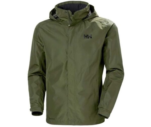 Helly Hansen Dubliner Mens Waterproof Jacket - Utility Green - L