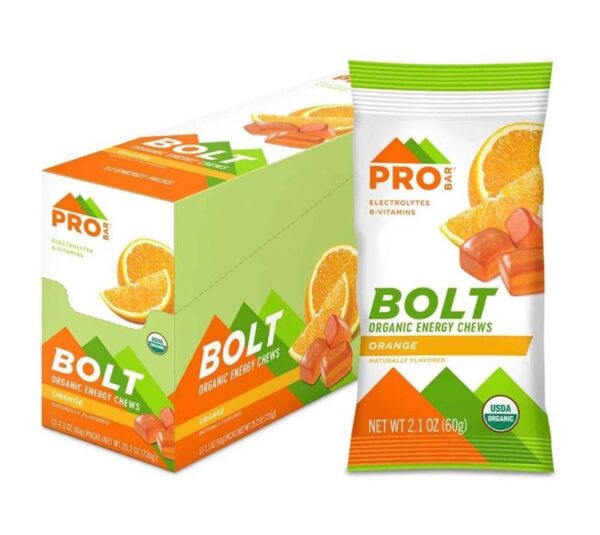 Probar Bolt Organic Energy Chews - Orange - Single