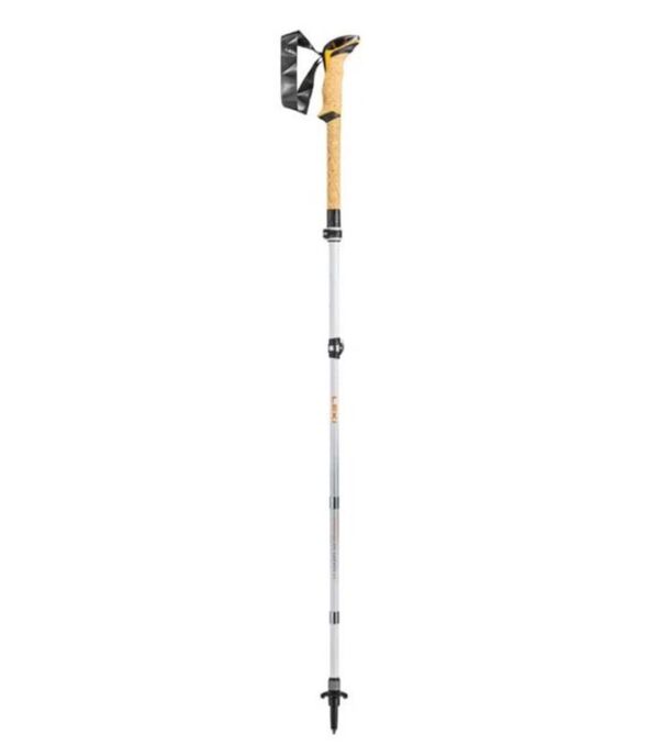 Leki Cressida FX Carbon AS Hiking Poles - White/Mango - 100-120cm