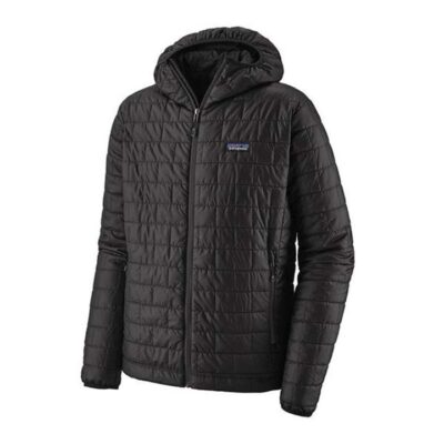 Patagonia Nano Puff Mens Insulated Hooded Jacket - Black - XS