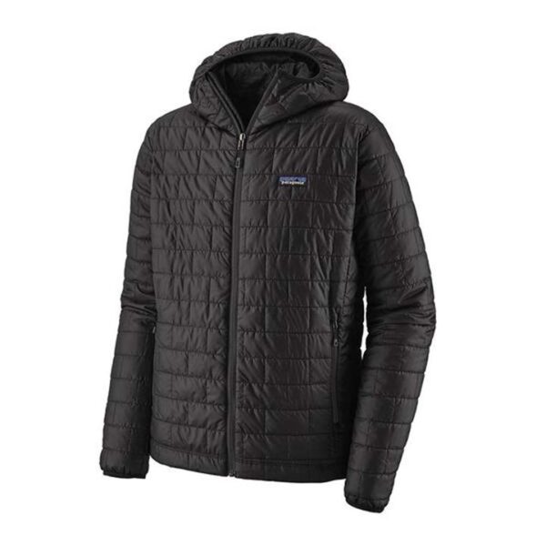 Patagonia Nano Puff Mens Insulated Hooded Jacket - Black - XS