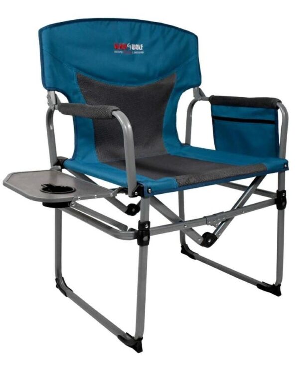 Black Wolf Compact Directors Chair - Seaport