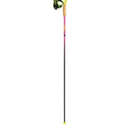Leki Ultratrail Fx.One Superlite Compact Trekking Poles - Neon-Pink/Natural-Carbon - 120cm