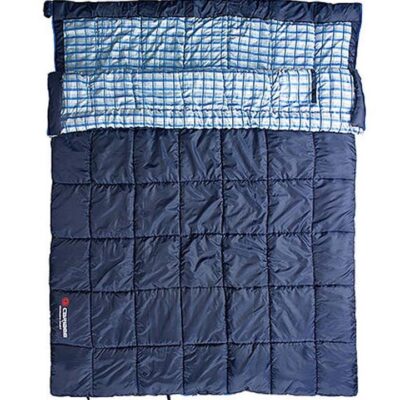 Caribee Safari Synthetic Sleeping Bag - Double - Navy