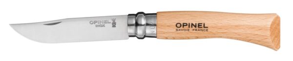 Opinel No. 7 Stainless Steel Beechwood Blister Pack - 7cm