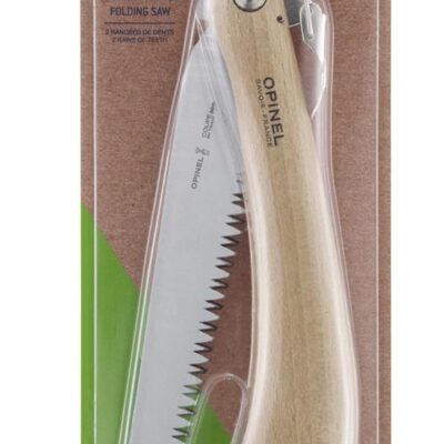 Opinel No. 18 Folding Stainless Steel Saw Blister Pack - 18cm