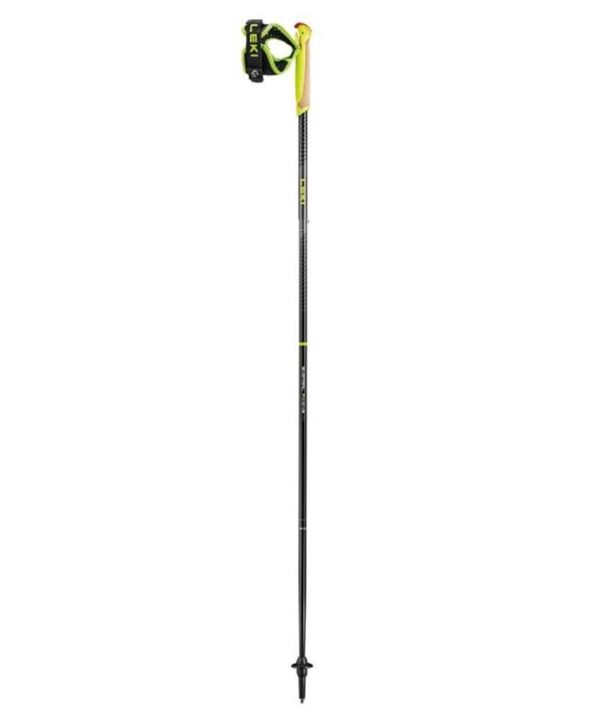 Leki Evotrail Fx.One TA Trail Running Poles - Black/Neon-Yellow/Anthracite - 115 cm