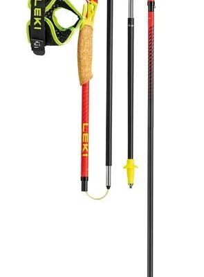 Leki Ultratrail FX.One Superlite Trail Running Poles - Bright-Red/Natural-Carbon - 120 cm