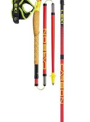 Leki Ultratrail FX.One Trail Running Poles - Bright-Red/Neon-Yellow - 110 cm