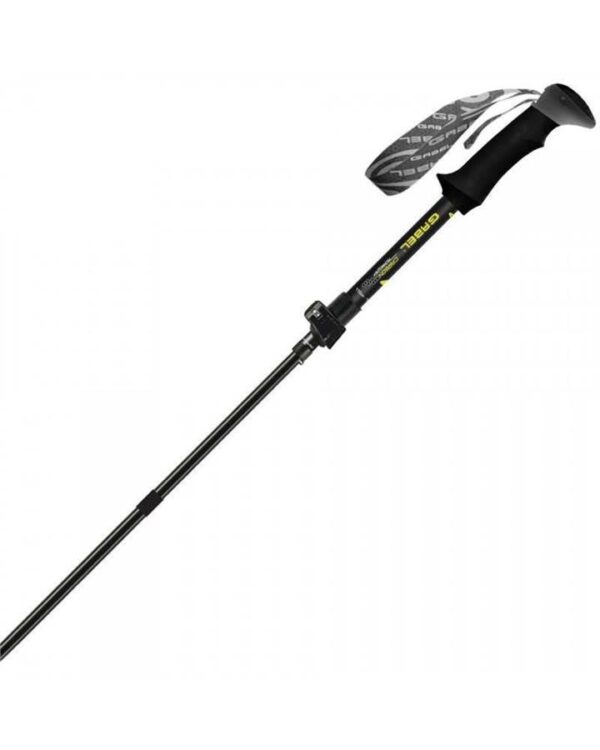 Gabel XTR CARBON EF Foldable Trekking Poles - Black/Lime - 110-130cm