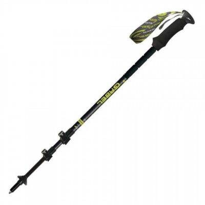 Gabel Escape Carbon Tour Trekking Poles - Black/Lime - 65-142cm