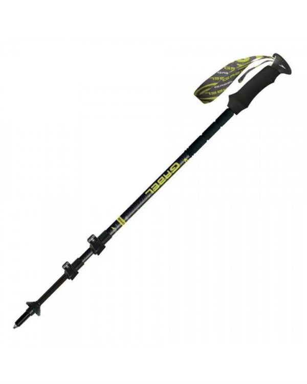 Gabel Escape Carbon Tour Trekking Poles - Black/Lime - 65-142cm