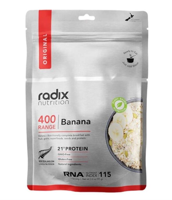 Radix Nutrition Original Breakfast Meal - Banana - 400cal