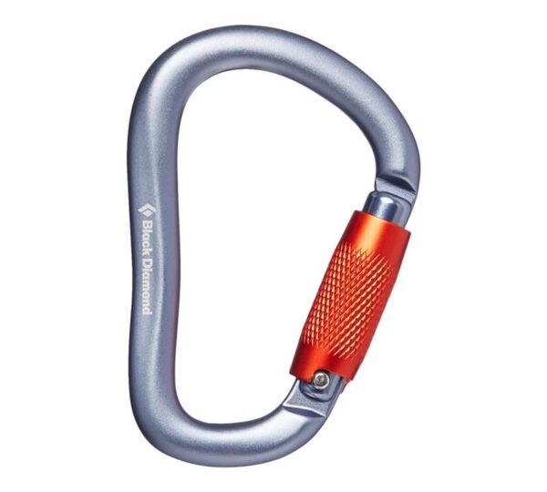 Black Diamond RockLock Twistlock Carabiner - Grey