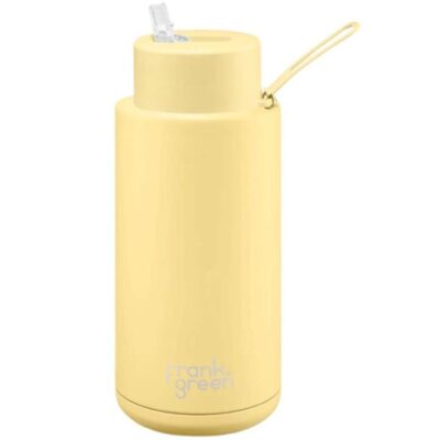 Frank Green Reusable Ceramic Water Bottle - 1000ml - Buttermilk