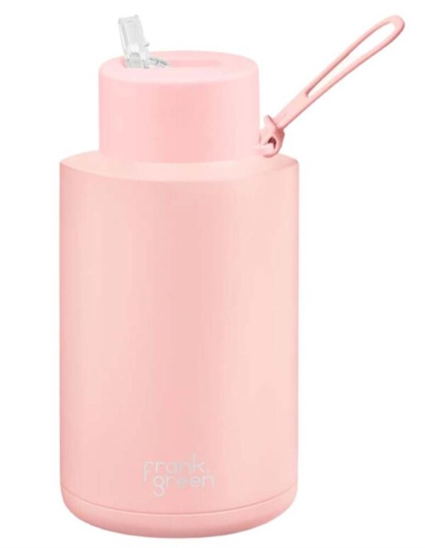 Frank Green Reusable Ceramic Water Bottle - 2000ml - Blushed