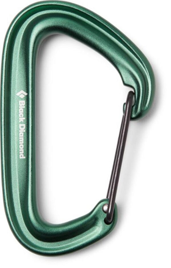 Black Diamond LiteWire Wiregate Carabiner - Green