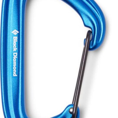 Black Diamond LiteWire Wiregate Carabiner - Blue