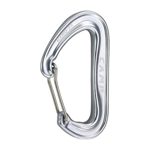 CAMP Nano 22 Wire Gate Carabiner - Titanium