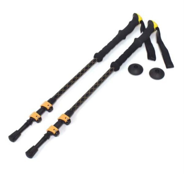 OZtrail Numo Plus Trekking Poles - Black/Yellow