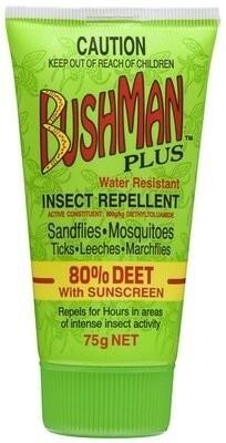 Bushman Plus Dry Gel Repellent with Deet and Sunscreen - 75g