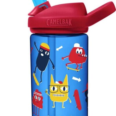 CamelBak Eddy+ Kids Water Bottle - 400ml - Skate Monster