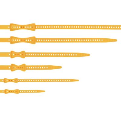 Sea To Summit Stretch-Loc 12 TPU Straps - 12mm X 300mm - 2pk - Yellow