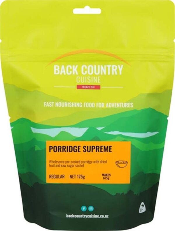 Back Country Cuisine Freeze Dried Meal - Porridge Supreme - Small