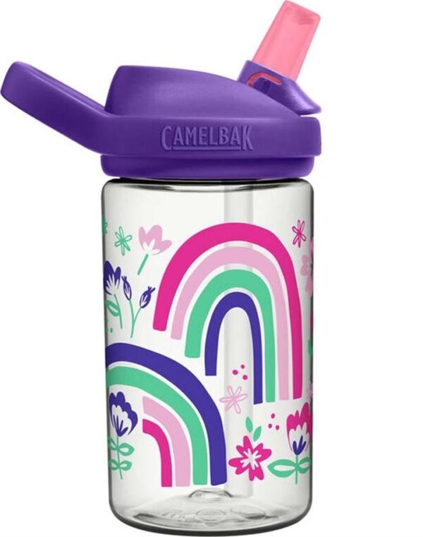 CamelBak Eddy+ Kids Water Bottle - 400ml - Rainbw Floral