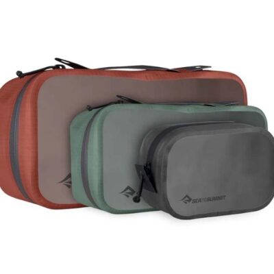 Sea to Summit Hydraulic Packing Cube - 3-piece set (XS/S/M) - Laurel Wreath/Picante/Jet Black