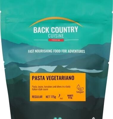 Back Country Cuisine Freeze Dried Meal - Pasta Vegetariano - Regular