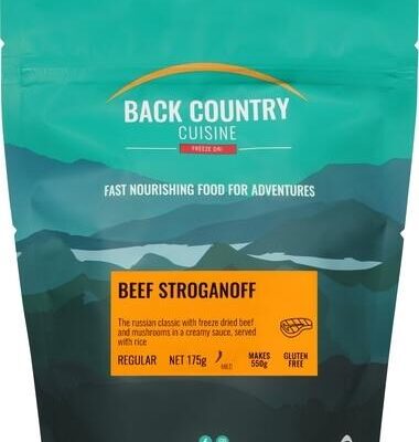 Back Country Cuisine Freeze Dried Meal - Beef Stroganoff - Regular