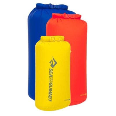 Sea to Summit Lightweight Dry Bag - 3-Piece Set (8/13/20L) - Sulphur/Spicy Orange/Surf the Web