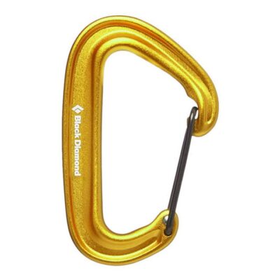 Black Diamond MiniWire Carabiner - Yellow